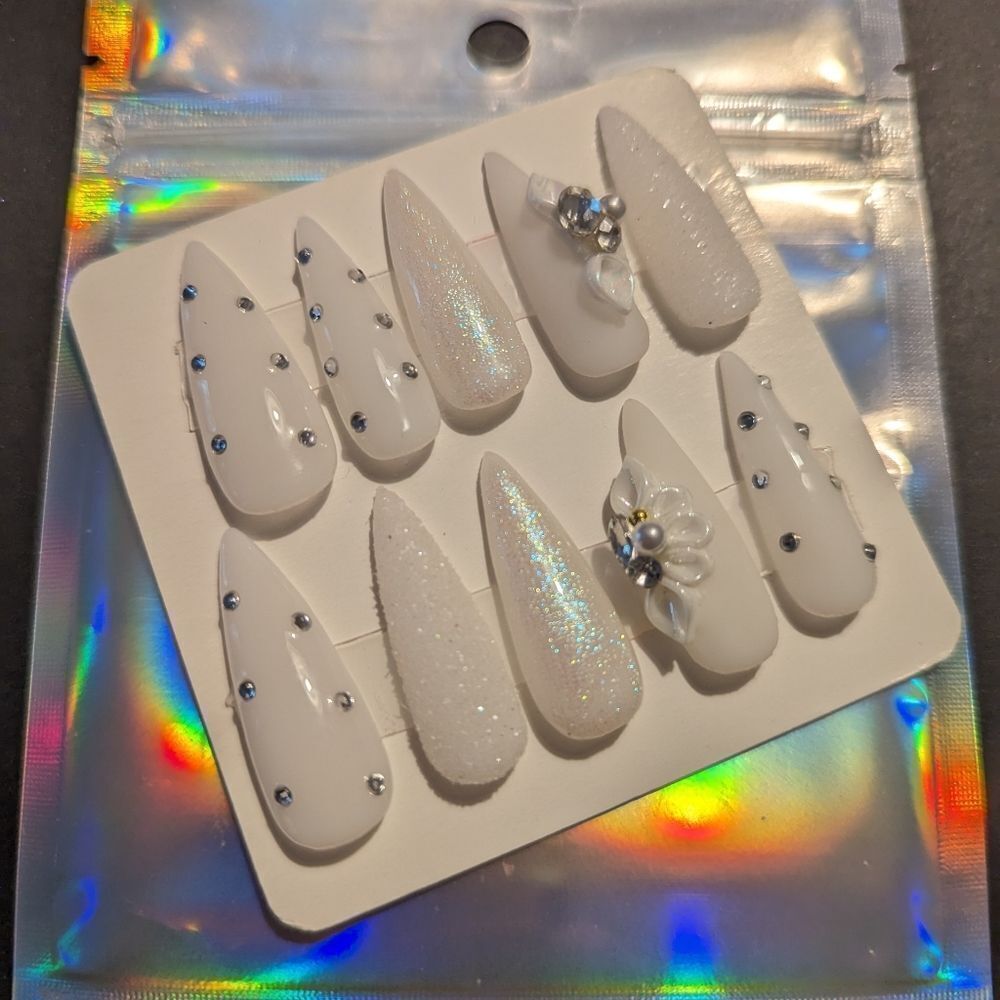 Boujee Bride - Luxury Press On Nail Set